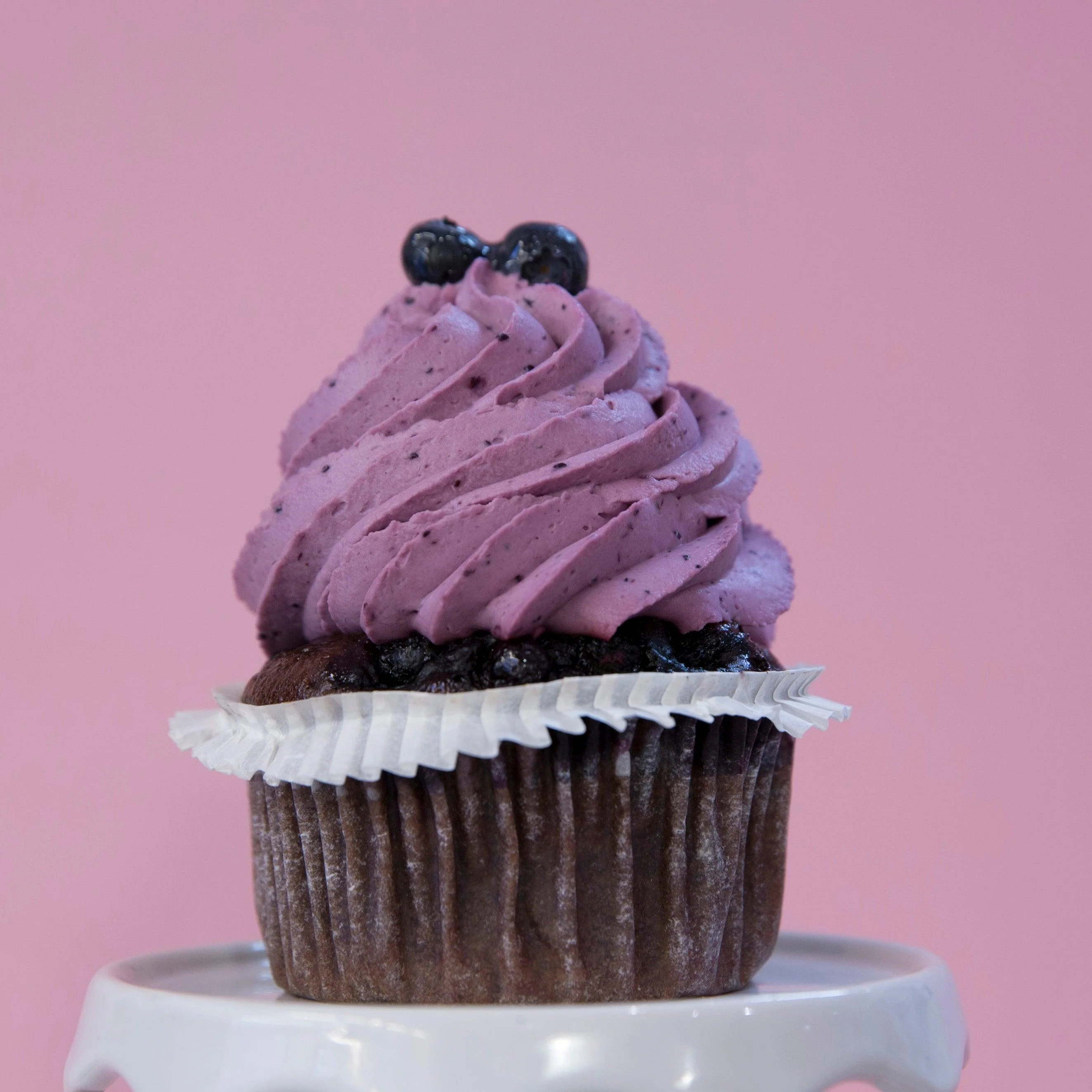Heidelbeere Cupcake